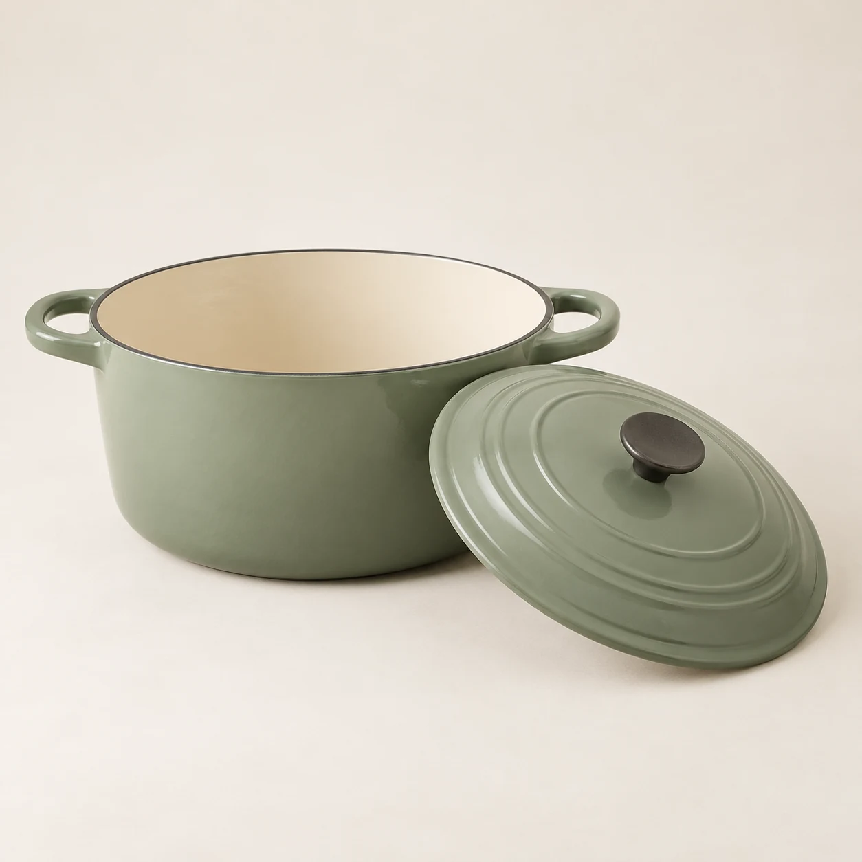 Enamel Dutch Oven — 1 pot + 1 lid